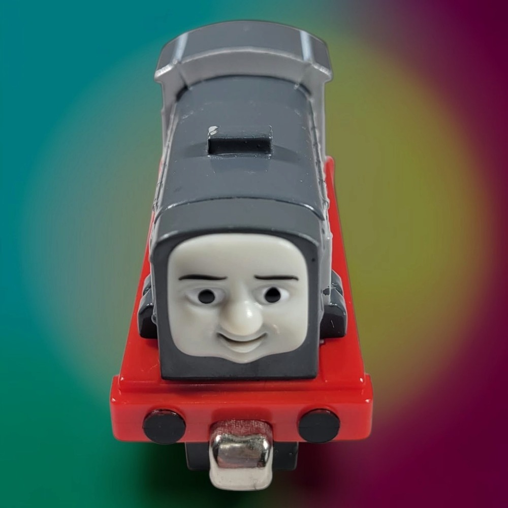 Learning Curve Take Along Thomas Dennis Diesel Train Grey Red